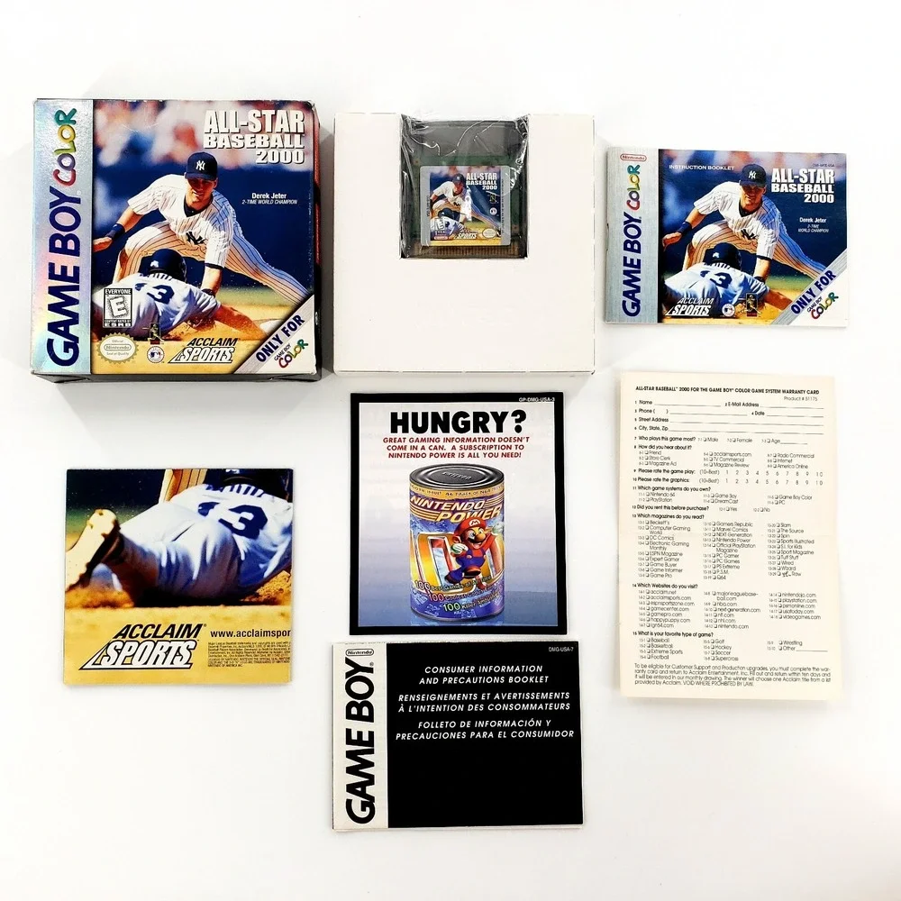 All-Star Baseball 2000 (Nintendo Game Boy Color, 1999) Authentic Complete Tested